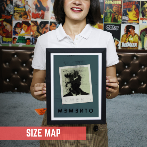 Memento Film Poster Frame Thriller Crime Movie Artwork Framed Posters Hollywood Movies Canvas Painting Photo Frames for Wall Decor Living Room Bedroom  Study Room Restraunt Cafe Office & Home Decoration