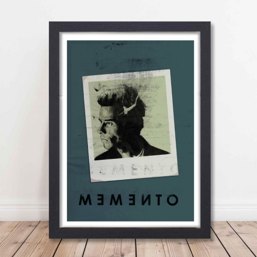 Memento Film Poster Frame Thriller Crime Movie Artwork Framed Posters Hollywood Movies Canvas Painting Photo Frames for Wall Decor Living Room Bedroom  Study Room Restraunt Cafe Office & Home Decoration