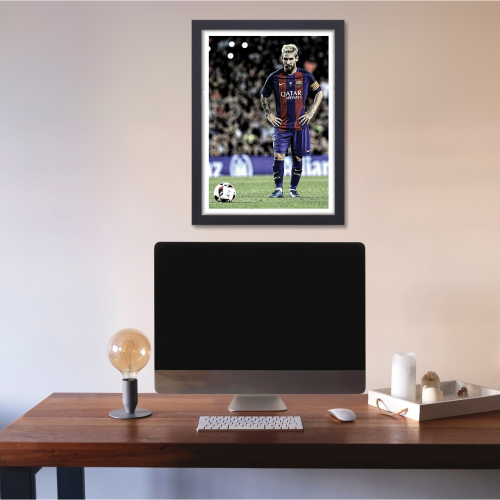 Lionel Messi Poster Frame Argentine footballer Framed Posters Game Sport Players Artwork Canvas Painting with Photo Frames for wall decor for Livingroom restraunt cafe Boys room bedroom turf Home & Office Decoration, Lionel Messi poster, Lionel Messi poster design, Lionel Messi poster framed, Lionel Messi poster nz, Lionel Messi poster barcelona, Lionel Messi poster Argentina, Lionel Messi poster 4k, Lionel Messi frame, Lionel Messi framed jersey, Lionel Messi framed poster, Lionel Messi framed picture lio