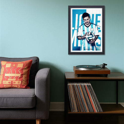 Lionel Messi Poster Frame Argentine footballer Framed Posters Game Sport Players Artwork Canvas Painting with Photo Frames for wall decor for Livingroom restraunt cafe Boys room bedroom turf Home & Office Decoration, Lionel Messi poster, Lionel Messi poster design, Lionel Messi poster framed, Lionel Messi poster nz, Lionel Messi poster barcelona, Lionel Messi poster Argentina, Lionel Messi poster 4k, Lionel Messi frame, Lionel Messi framed jersey, Lionel Messi framed poster, Lionel Messi framed picture lio