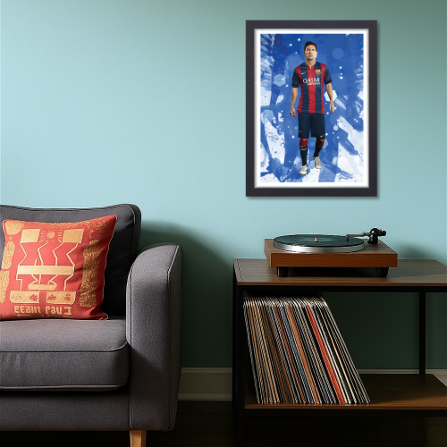 Lionel Messi Poster Frame Argentine footballer Framed Posters Game Sport Players Artwork Canvas Painting with Photo Frames for wall decor for Livingroom restraunt cafe Boys room bedroom turf Home & Office Decoration, Lionel Messi poster, Lionel Messi poster design, Lionel Messi poster framed, Lionel Messi poster nz, Lionel Messi poster barcelona, Lionel Messi poster Argentina, Lionel Messi poster 4k, Lionel Messi frame, Lionel Messi framed jersey, Lionel Messi framed poster, Lionel Messi framed picture lio