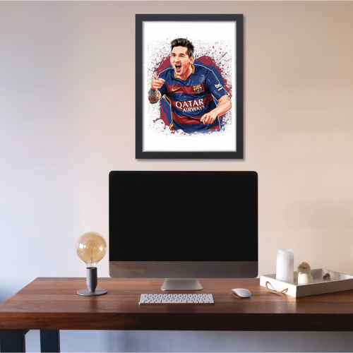 Lionel Messi Poster Frame Argentine footballer Framed Posters Game Sport Players Artwork Canvas Painting with Photo Frames for wall decor for Livingroom restraunt cafe Boys room bedroom turf Home & Office Decoration, Lionel Messi poster, Lionel Messi poster design, Lionel Messi poster framed, Lionel Messi poster nz, Lionel Messi poster barcelona, Lionel Messi poster Argentina, Lionel Messi poster 4k, Lionel Messi frame, Lionel Messi framed jersey, Lionel Messi framed poster, Lionel Messi framed picture lio