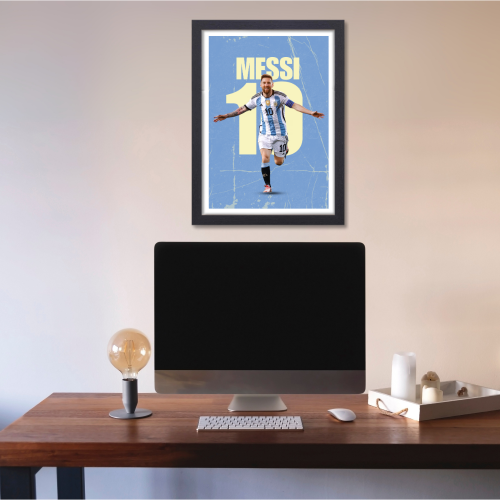 Lionel Messi Poster Frame Argentine footballer Framed Posters Game Sport Players Artwork Canvas Painting with Photo Frames for wall decor for Livingroom restraunt cafe Boys room bedroom turf Home & Office Decoration, Lionel Messi poster, Lionel Messi poster design, Lionel Messi poster framed, Lionel Messi poster nz, Lionel Messi poster barcelona, Lionel Messi poster Argentina, Lionel Messi poster 4k, Lionel Messi frame, Lionel Messi framed jersey, Lionel Messi framed poster, Lionel Messi framed picture lio