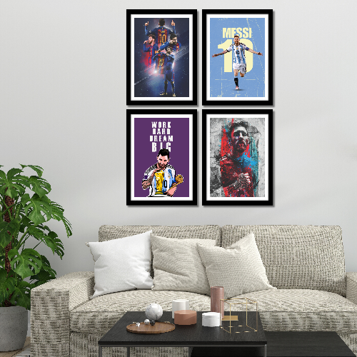 Lionel Messi Poster Frame Argentine footballer Framed Posters Game Sport Players Artwork Canvas Painting with Photo Frames for wall decor for Livingroom restraunt cafe Boys room bedroom turf Home & Office Decoration Messi Jersey 10, Lionel Messi poster, Lionel Messi poster design, Lionel Messi poster framed, Lionel Messi poster nz, Lionel Messi poster barcelona, Lionel Messi poster Argentina, Lionel Messi poster 4k, Lionel Messi frame, Lionel Messi framed jersey, Lionel Messi framed poster, Lionel Messi