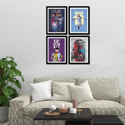 Lionel Messi Poster Frame Argentine footballer Framed Posters Game Sport Players Artwork Canvas Painting with Photo Frames for wall decor for Livingroom restraunt cafe Boys room bedroom turf Home & Office Decoration Messi Jersey 10, Lionel Messi poster, Lionel Messi poster design, Lionel Messi poster framed, Lionel Messi poster nz, Lionel Messi poster barcelona, Lionel Messi poster Argentina, Lionel Messi poster 4k, Lionel Messi frame, Lionel Messi framed jersey, Lionel Messi framed poster, Lionel Messi
