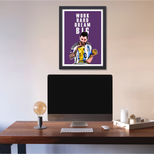 Lionel Messi Poster Frame Argentine footballer Framed Posters Game Sport Players Artwork Canvas Painting with Photo Frames for wall decor for Livingroom restraunt cafe Boys room bedroom turf Home & Office Decoration, Lionel Messi poster, Lionel Messi poster design, Lionel Messi poster framed, Lionel Messi poster nz, Lionel Messi poster barcelona, Lionel Messi poster Argentina, Lionel Messi poster 4k, Lionel Messi frame, Lionel Messi framed jersey, Lionel Messi framed poster, Lionel Messi framed picture lio