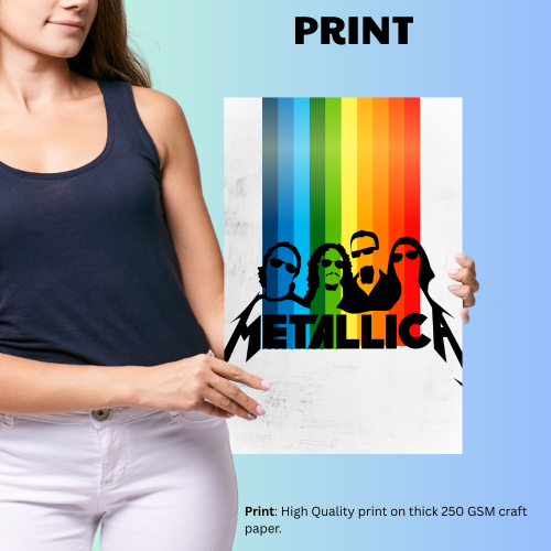 Mettalica Band Poster Frame American Music Art work Canvas Paintings Framed Posters Singers Photo Frames Painting for Wall Decor Livingroom Hotel Restraunt Cafe Restro Bedroom Dining Hall Room Office & Home Decoration, metallica band poster, metallica band members poster, metallica concert posters, metallica concert posters 2025, metallica band posters for sale, metallica poster, metallica poster hd, metallica poster vintage, metallica posters for sale, metallica posters 80s, metallica poster framed