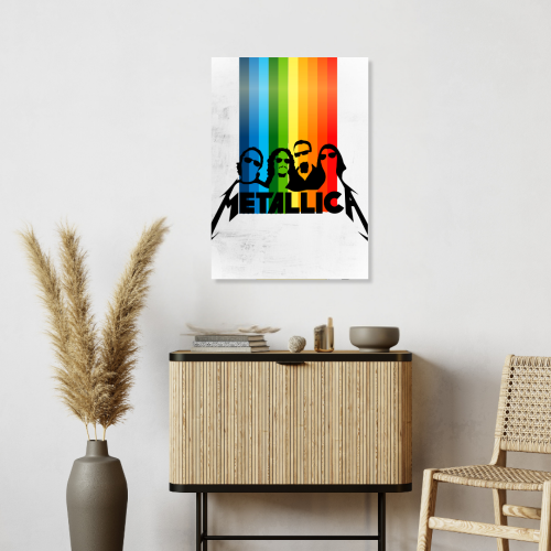 metallica picture frame, metallica frame, metallica framed poster, metallica painting, singers posters design, posters for wall posters for room decor, posters for bedroom, posters for wall decor, posters for room aesthetic, singers poster, singers posters for room, Mettalica Band Poster Frame American Music Art work Canvas Paintings Framed Posters Singers Photo Frames Painting for Wall Decor Livingroom Hotel Restraunt Cafe Restro Bedroom Dining Hall Room Office & Home Decoration, metallica band poster