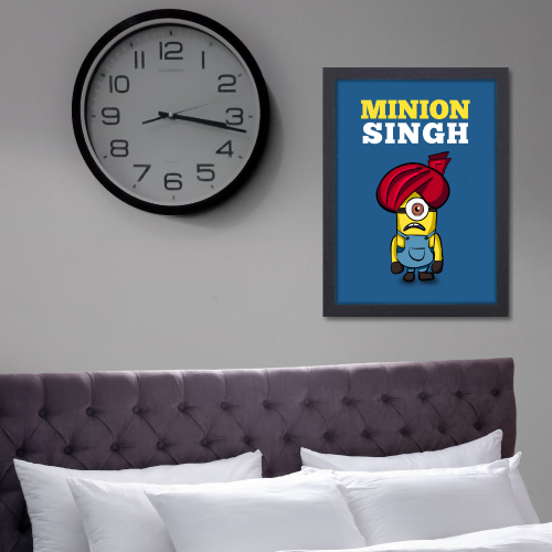 ONE IN A MINION POSTER MINION SINGH POSTER CARTOON POSTER FUNNY POSTER, Minion Singh Funny Artwork Frame Poster Bollywood Cute Art Framed Posters Movies Quote Canvas Painting Photo Frames For Wall Decor Restraunt Cafe Bedroom Living Room Decoration Home Office, cute funny artwork poster, funny painting ideas, cute minion poster, funny minion poster, cute poster ideas, minion poster, minion poster ideas, minion poster printable, minion posters for sale, minion poster movie, minion picture frame, minion photo