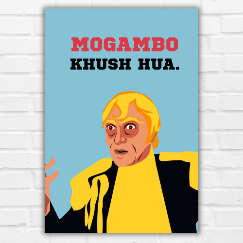 Bollywood Movie Mr. India Poster Frame Classic Movies Mogambo Khush Hua Framed Posters Artwork Canvas Painting Photo Frames Poster For Wall Decor Restraunt Cafe Bedroom Living Room Decoration Home Office, mr. india poster, mr. india movie poster, mogambo khush hua movie, mogambo khush hua poster, mogambo khush hua picture, mogambo khush hua photo, mogambo khush hua picture hindi, mogambo poster, mogambo movie poster, mogambo photo, mogambo picture, mogambo images, mogambo pic