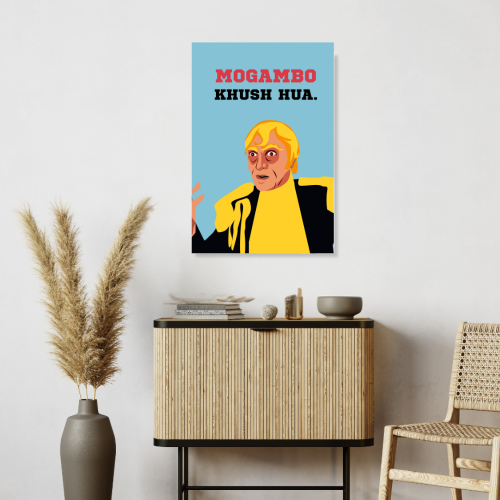 Bollywood Movie Mr. India Poster Frame Classic Movies Mogambo Khush Hua Framed Posters Artwork Canvas Painting Photo Frames Poster For Wall Decor Restraunt Cafe Bedroom Living Room Decoration Home Office, mr. india poster, mr. india movie poster, mogambo khush hua movie, mogambo khush hua poster, mogambo khush hua picture, mogambo khush hua photo, mogambo khush hua picture hindi, mogambo poster, mogambo movie poster, mogambo photo, mogambo picture, mogambo images, mogambo pic