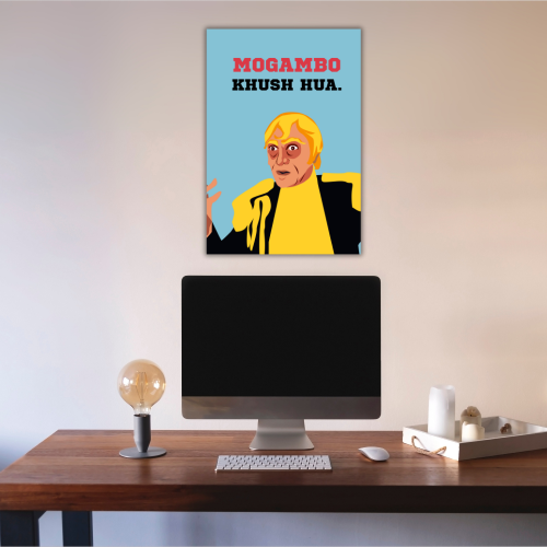 Bollywood Movie Mr. India Poster Frame Classic Movies Mogambo Khush Hua Framed Posters Artwork Canvas Painting Photo Frames Poster For Wall Decor Restraunt Cafe Bedroom Living Room Decoration Home Office, mr. india poster, mr. india movie poster, mogambo khush hua movie, mogambo khush hua poster, mogambo khush hua picture, mogambo khush hua photo, mogambo khush hua picture hindi, mogambo poster, mogambo movie poster, mogambo photo, mogambo picture, mogambo images, mogambo pic