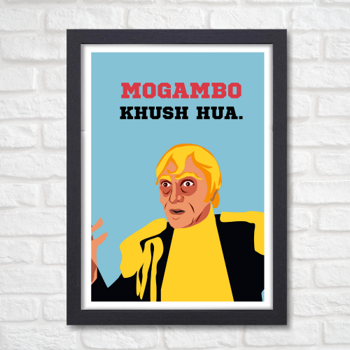 Bollywood Movie Mr. India Poster Frame Classic Movies Mogambo Khush Hua Framed Posters Artwork Canvas Painting Photo Frames Poster For Wall Decor Restraunt Cafe Bedroom Living Room Decoration Home Office, mr. india poster, mr. india movie poster, mogambo khush hua movie, mogambo khush hua poster, mogambo khush hua picture, mogambo khush hua photo, mogambo khush hua picture hindi, mogambo poster, mogambo movie poster, mogambo photo, mogambo picture, mogambo images, mogambo pic