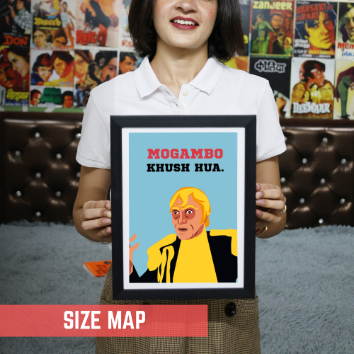 Bollywood Movie Mr. India Poster Frame Classic Movies Mogambo Khush Hua Framed Posters Artwork Canvas Painting Photo Frames Poster For Wall Decor Restraunt Cafe Bedroom Living Room Decoration Home Office, mr. india poster, mr. india movie poster, mogambo khush hua movie, mogambo khush hua poster, mogambo khush hua picture, mogambo khush hua photo, mogambo khush hua picture hindi, mogambo poster, mogambo movie poster, mogambo photo, mogambo picture, mogambo images, mogambo pic