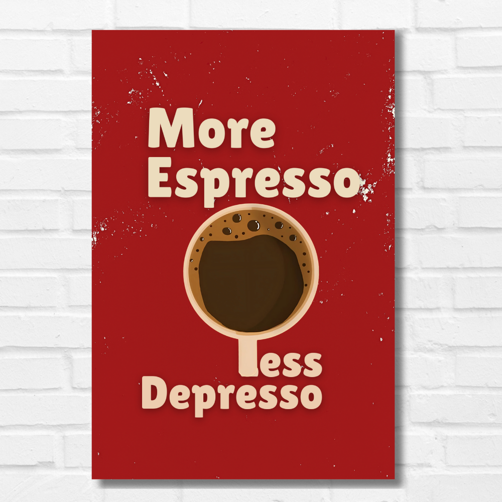 Funny Coffee thing Quote Poster For Room Office Home wall Decoration Bedroom Hotel Living Gift Painting sticker wallpaper Hostel Restaurant Bar Cafe Hotel Wall Art Coffee Expresso