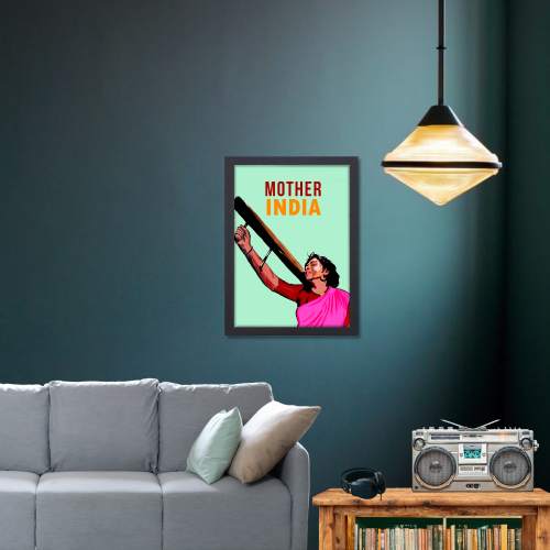 Mother India Movie Poster Frame Classic Movies Artwork Framed Posters Bollywood Actress Canvas Painting Photo Frames for Wall Decor Bedroom Living Room Dining Hall Kitchen Office Restraunt Cafe & Home Decoration, mother india movie poster, mother india movie poster hd, mother india poster, mother india poster hd, mother india movie ka poster, mother india poster original, mother india 1957 poster, mother india poster drawing, mother india wall poster, mother india wall painting, mother india wall frame