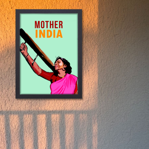 Mother India Movie Poster Frame Classic Movies Artwork Framed Posters Bollywood Actress Canvas Painting Photo Frames for Wall Decor Bedroom Living Room Dining Hall Kitchen Office Restraunt Cafe & Home Decoration, mother india movie poster, mother india movie poster hd, mother india poster, mother india poster hd, mother india movie ka poster, mother india poster original, mother india 1957 poster, mother india poster drawing, mother india wall poster, mother india wall painting, mother india wall frame