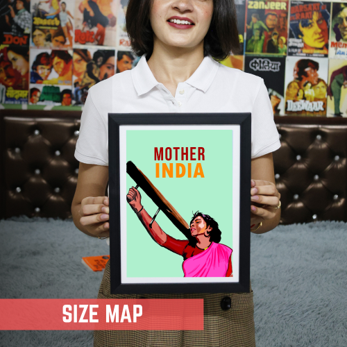 Mother India Movie Poster Frame Classic Movies Artwork Framed Posters Bollywood Actress Canvas Painting Photo Frames for Wall Decor Bedroom Living Room Dining Hall Kitchen Office Restraunt Cafe & Home Decoration, mother india movie poster, mother india movie poster hd, mother india poster, mother india poster hd, mother india movie ka poster, mother india poster original, mother india 1957 poster, mother india poster drawing, mother india wall poster, mother india wall painting, mother india wall frame