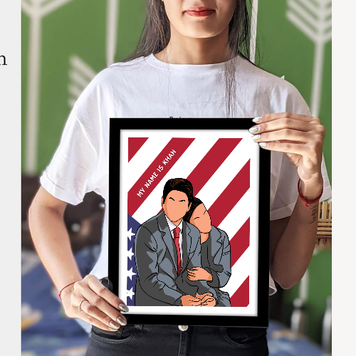 My Name Is Khan Movie Shahrukh khan Kajol Poster Frame, My Name Is Khan Movie Poster Frame Shahrukh Khan Artwork Framed Posters Bollywood Movies Canvas Paintings Photo Frames For Wall Decor Bedroom Living Room Decoration Home Office wall Poster Gift, My Name is khan movie poster, My Name is khan poster hd, My Name is khan poster, My Name is khan movie photo, My Name is khan wall poster, My Name is khan wall picture, My Name is khan wall paper,My Name is khan wall painting, My Name is khan wallpaper