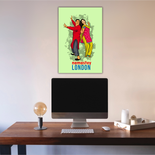 Namastey London Movie Poster Frame Bollywood Movies Framed Posters Dialouges Artwork Canvas Painting Photo Frames for wall Decor Bedroom Living Room Dining Hall Restraunt Cafe Home & Office Decoration, namastey london poster, namastey london movie poster, namastey london poster hd, namastey london photo, namastey london pic, namastey london poster framed, namastey london movie picture, namastey london movie photos, namastey london movie painting, namastey london movie painting poster, namastey london poster