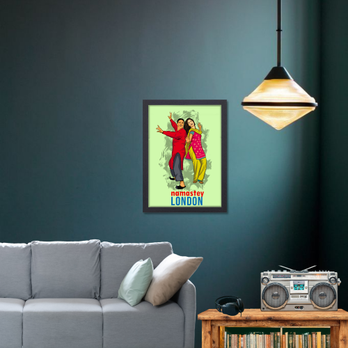 Namastey London Movie Poster Frame Bollywood Movies Framed Posters Dialouges Artwork Canvas Painting Photo Frames for wall Decor Bedroom Living Room Dining Hall Restraunt Cafe Home & Office Decoration, namastey london poster, namastey london movie poster, namastey london poster hd, namastey london photo, namastey london pic, namastey london poster framed, namastey london movie picture, namastey london movie photos, namastey london movie painting, namastey london movie painting poster, namastey london poster