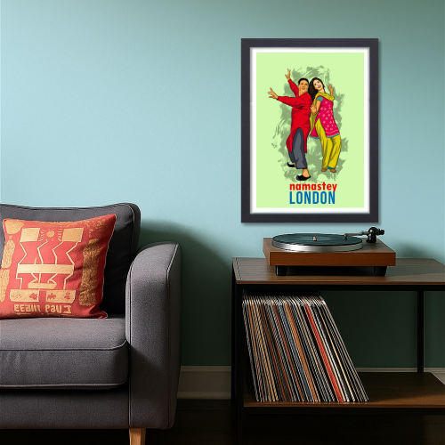 Namastey London Movie Poster Frame Bollywood Movies Framed Posters Dialouges Artwork Canvas Painting Photo Frames for wall Decor Bedroom Living Room Dining Hall Restraunt Cafe Home & Office Decoration, namastey london poster, namastey london movie poster, namastey london poster hd, namastey london photo, namastey london pic, namastey london poster framed, namastey london movie picture, namastey london movie photos, namastey london movie painting, namastey london movie painting poster, namastey london poster