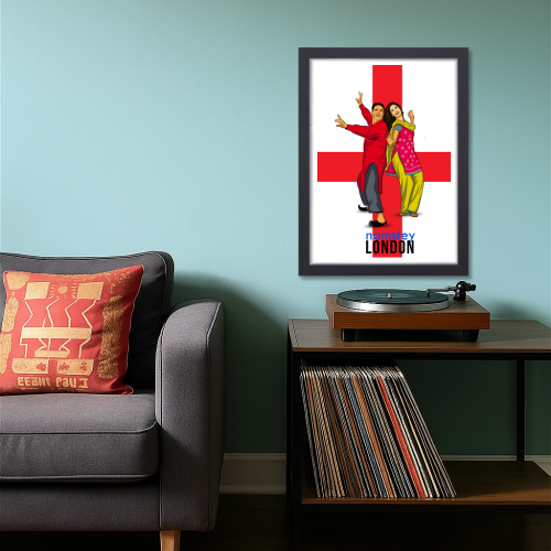 Namastey London Movie Poster Frame Bollywood Movies Framed Posters Dialouges Artwork Canvas Painting Photo Frames for wall Decor Bedroom Living Room Dining Hall Restraunt Cafe Home & Office Decoration, namastey london poster, namastey london movie poster, namastey london poster hd, namastey london photo, namastey london pic, namastey london poster framed, namastey london movie picture, namastey london movie photos, namastey london movie painting, namastey london movie painting poster, namastey london poster