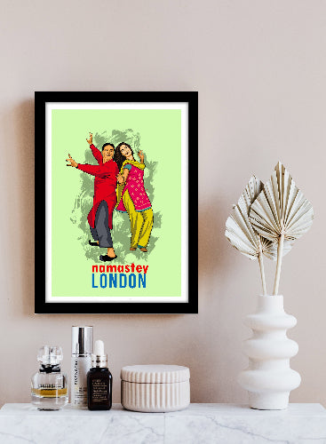 Namastey London Movie Poster Frame Bollywood Movies Framed Posters Dialouges Artwork Canvas Painting Photo Frames for wall Decor Bedroom Living Room Dining Hall Restraunt Cafe Home & Office Decoration, namastey london poster, namastey london movie poster, namastey london poster hd, namastey london photo, namastey london pic, namastey london poster framed, namastey london movie picture, namastey london movie photos, namastey london movie painting, namastey london movie painting poster, namastey london poster