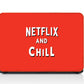 Netflix and Chill Laptop Skin Nature Vinyl, No Bubble, Multicolor 11.6"- 15.6" inch Laptop