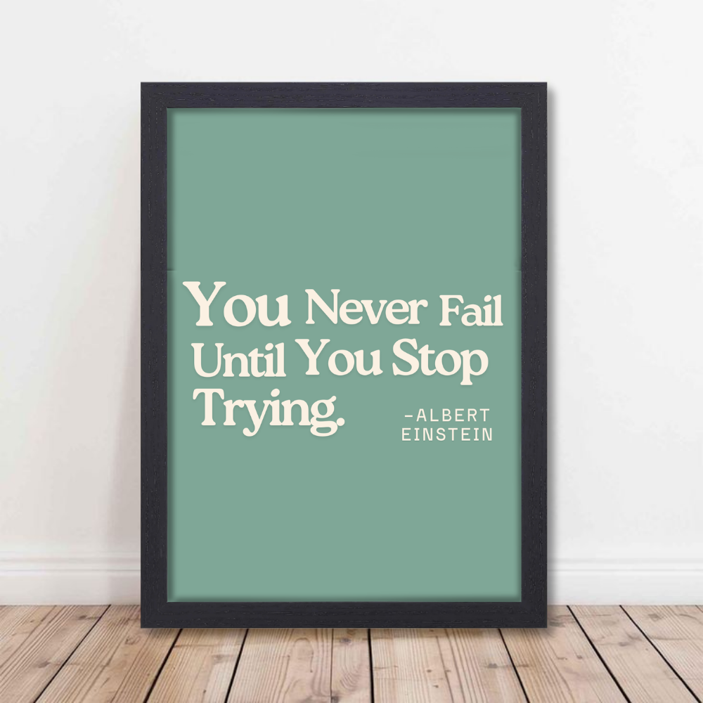 Aesthetic Motivational Quotes Painting Poster Motivationn Quote Posters Inspiring Lines Stickers for Students Study room Library decoration Living roomkitchen Dining hall & Office wall decor with frame or without framed