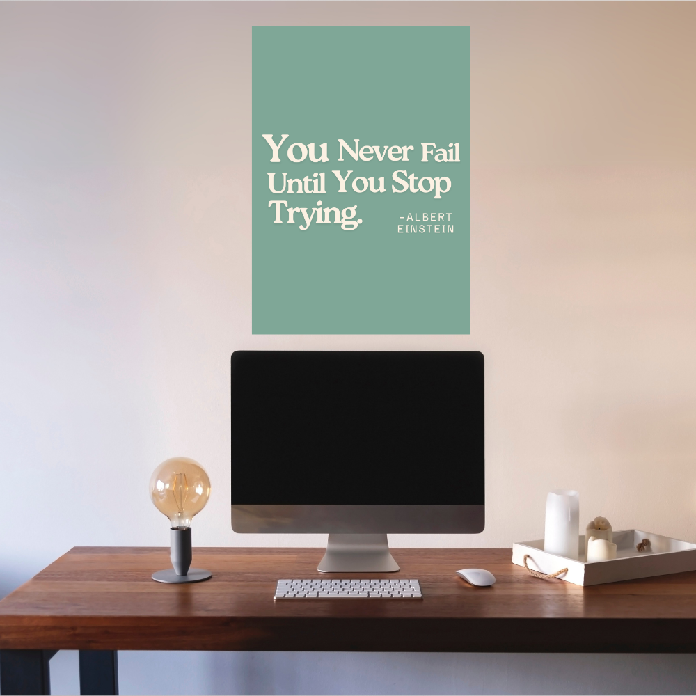 Aesthetic Motivational Quotes Painting Poster Motivationn Quote Posters Inspiring Lines Stickers for Students Study room Library decoration Living roomkitchen Dining hall & Office wall decor with frame or without framed