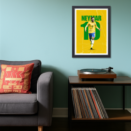 Neymar Jr Poster Frame Brazilian Footballer Framed Posters World Cup Sports soccer Players Artwork Canvas Painting with Photo Frames for wall decor for Livingroom restraunt cafe Boys room bedroom turf Home & Office Decoration, neymar jr poster, neymar jr poster barcelona, neymar jr poster 4k, neymar jr poster santos, neymar jr brazil poster, neymar jr poster design, neymar jr poster framed, neymar jr poster psg, neymar jr wall poster, neymar poster, neymar poster 4k, neymar poster design, neymar poster
