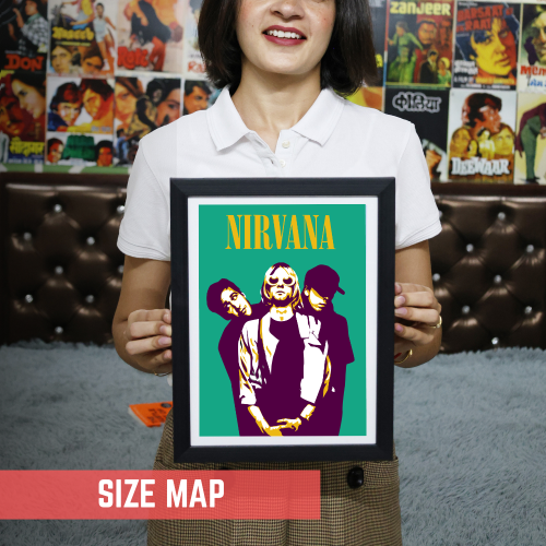 Nirvana Music Band Poster Frame American Rock Band Artwork Framed Posters Canvas Paintings with Photo Frames for wall decor restraunt cafe Livingroom Dining hall Bedroom & Office Wall Decoration, nirvana poster, nirvana poster vintage, nirvana posters for sale, nirvana poster black & white, nirvana band posters, nirvana the band the show poster, nirvana wall poster, nirvana wallpaper, nirvana wallpaper 4k,  nirvana wall art, nirvana wall frame, nirvana wall frame poster, nirvana wall framed picture