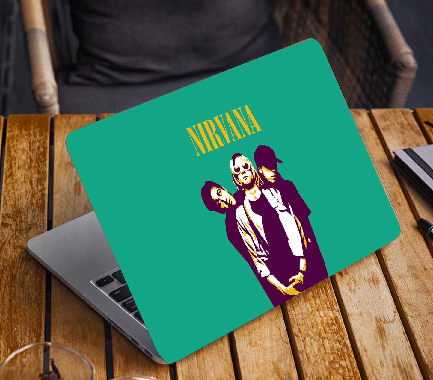 Nirvana Laptop Skin Vinyl, No Bubble, Multicolor 11.6"- 15.6" inch Laptop