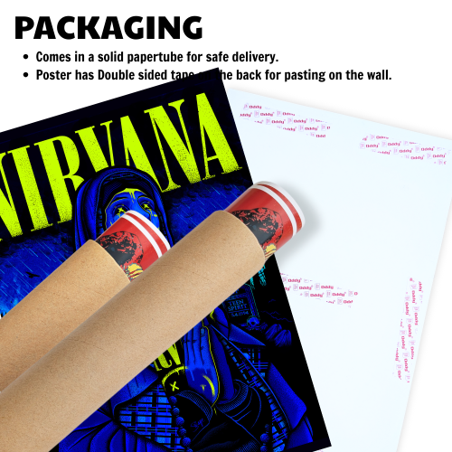 Nirvana Music Band Poster Frame Singers Art work Music Band Framed Posters Musicians Frames for Wall Decor Restraunt Cafe Livingroom Decoration Bedroom, nirvana poster,  nirvana poster vintage, nirvana band poster, nirvana the band the show, nirvana rock band, nirvana tribute band, nirvana brithish band, singers posters design, posters for wall posters for room decor, posters for bedroom, posters for wall decor, posters for room aesthetic, singers poster, singers posters for room