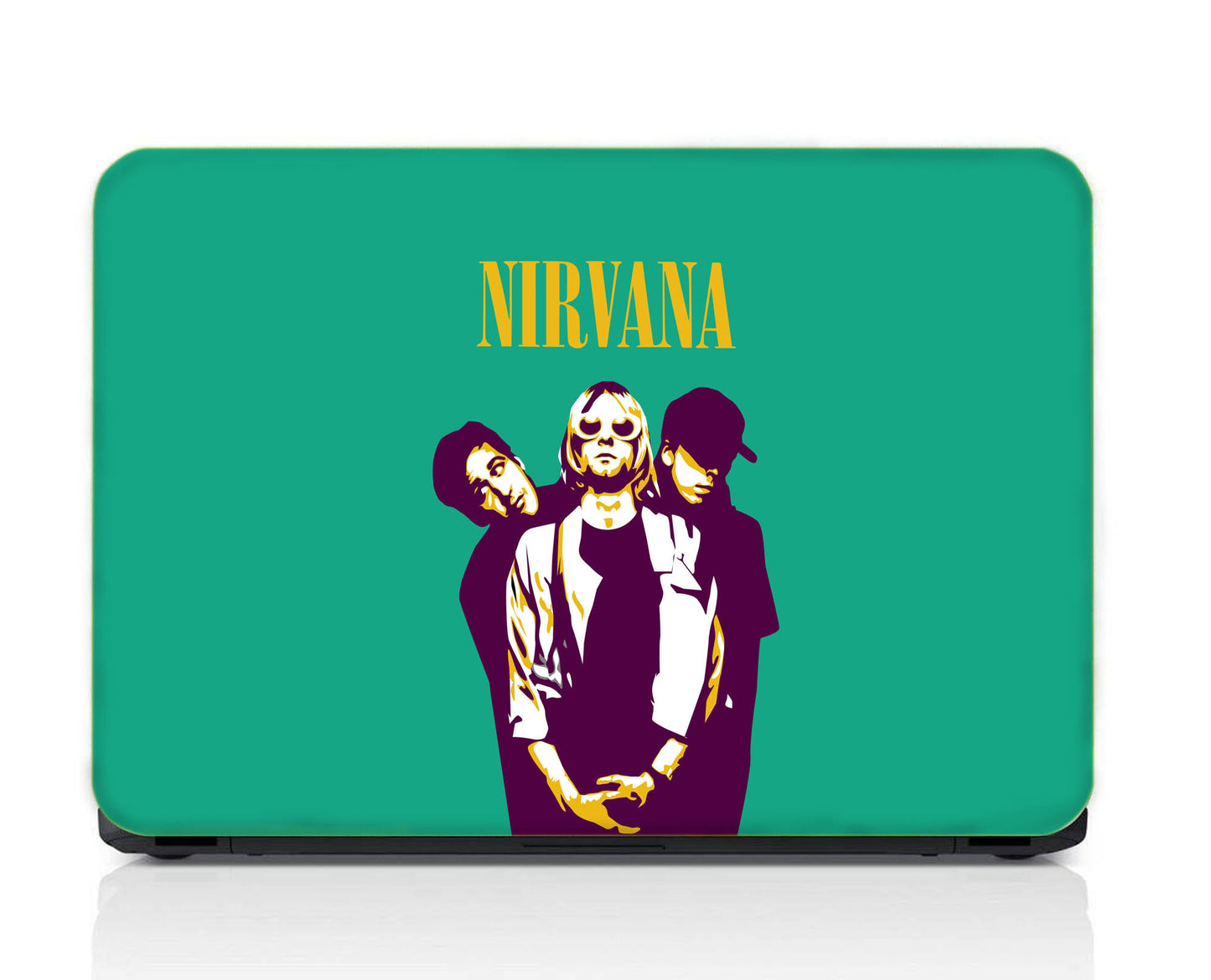 Nirvana Rock Band Blue Color Music Band USA band Waterproof Laptopskin
