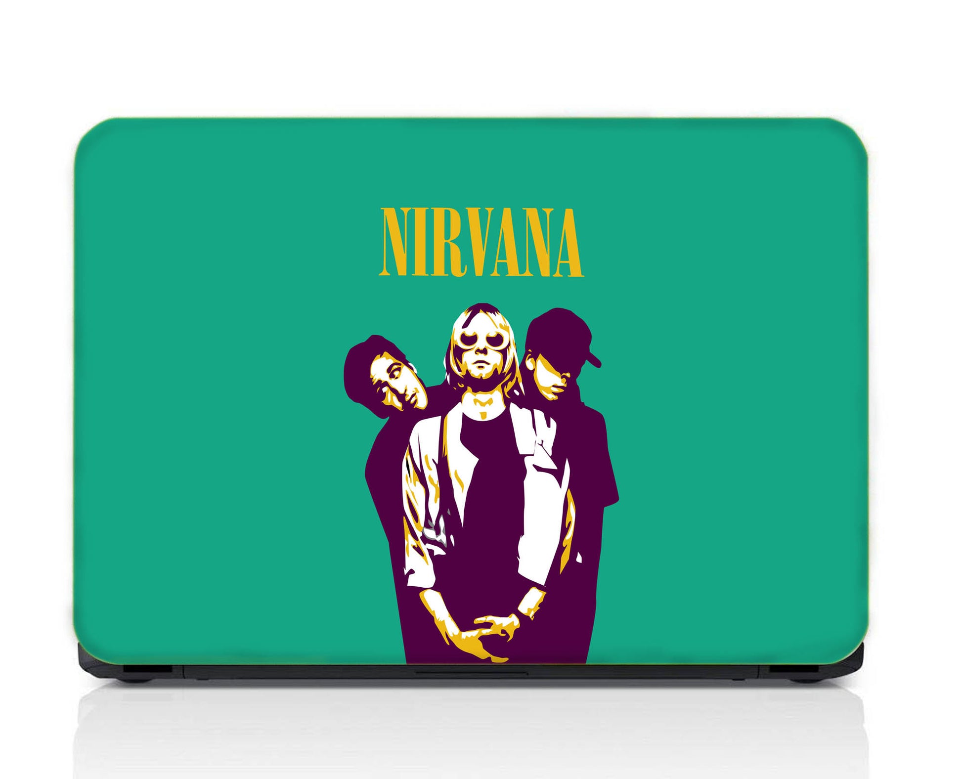 Nirvana Rock Band Blue Color Music Band USA band Waterproof Laptopskin