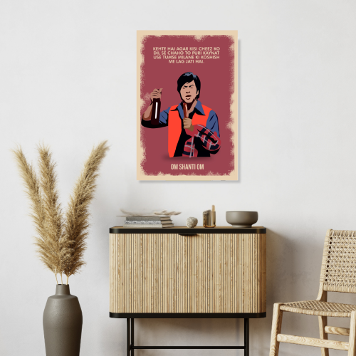Om Shanti Om Movie Frame Poster Movie Quote Wall Art Decor Photo Frames Poster Canvas For Bedroom Living Room Decoration Home Office wall Poster Gift, bollywood movies poster, bollywood movies poster hd, bollywood movies poster images, bollywood movies poster 2025, bollywood movies poster hd wallpaper, bollywood movies poster 2024, bollywood movies poster design, bollywood movies poster 4k, bollywood movie poster, bollywood movie poster, bollywood movie posters for wall, bollywood movie poster design