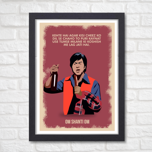 Om Shanti Om Movie Frame Poster Movie Quote Wall Art Decor Photo Frames Poster Canvas For Bedroom Living Room Decoration Home Office wall Poster Gift, bollywood movies poster, bollywood movies poster hd, bollywood movies poster images, bollywood movies poster 2025, bollywood movies poster hd wallpaper, bollywood movies poster 2024, bollywood movies poster design, bollywood movies poster 4k, bollywood movie poster, bollywood movie poster, bollywood movie posters for wall, bollywood movie poster design