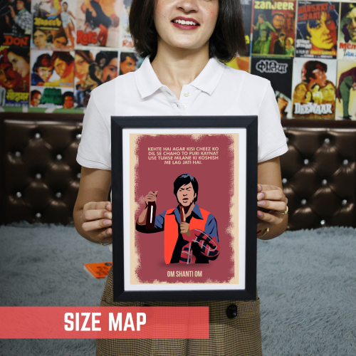 Om Shanti Om Movie Frame Poster Movie Quote Wall Art Decor Photo Frames Poster Canvas For Bedroom Living Room Decoration Home Office wall Poster Gift, bollywood movies poster, bollywood movies poster hd, bollywood movies poster images, bollywood movies poster 2025, bollywood movies poster hd wallpaper, bollywood movies poster 2024, bollywood movies poster design, bollywood movies poster 4k, bollywood movie poster, bollywood movie poster, bollywood movie posters for wall, bollywood movie poster design