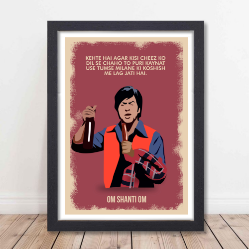 Om Shanti Om Movie Frame Poster Movie Quote Wall Art Decor Photo Frames Poster Canvas For Bedroom Living Room Decoration Home Office wall Poster Gift, bollywood movies poster, bollywood movies poster hd, bollywood movies poster images, bollywood movies poster 2025, bollywood movies poster hd wallpaper, bollywood movies poster 2024, bollywood movies poster design, bollywood movies poster 4k, bollywood movie poster, bollywood movie poster, bollywood movie posters for wall, bollywood movie poster design
