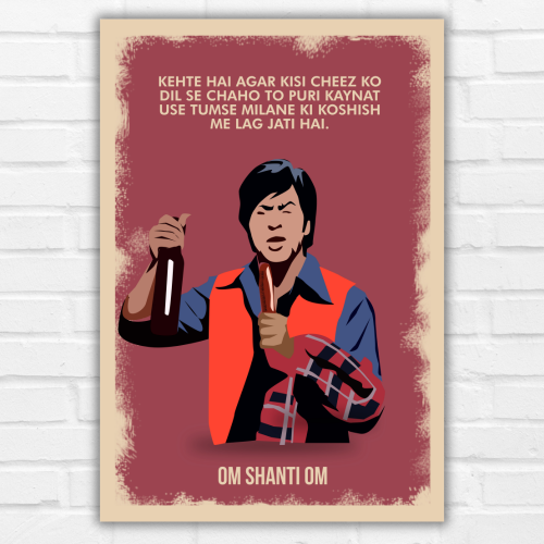Om Shanti Om Movie Frame Poster Movie Quote Wall Art Decor Photo Frames Poster Canvas For Bedroom Living Room Decoration Home Office wall Poster Gift, bollywood movies poster, bollywood movies poster hd, bollywood movies poster images, bollywood movies poster 2025, bollywood movies poster hd wallpaper, bollywood movies poster 2024, bollywood movies poster design, bollywood movies poster 4k, bollywood movie poster, bollywood movie poster, bollywood movie posters for wall, bollywood movie poster design