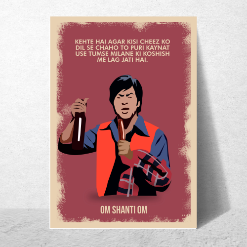 Om Shanti Om Movie Frame Poster Movie Quote Wall Art Decor Photo Frames Poster Canvas For Bedroom Living Room Decoration Home Office wall Poster Gift, bollywood movies poster, bollywood movies poster hd, bollywood movies poster images, bollywood movies poster 2025, bollywood movies poster hd wallpaper, bollywood movies poster 2024, bollywood movies poster design, bollywood movies poster 4k, bollywood movie poster, bollywood movie poster, bollywood movie posters for wall, bollywood movie poster design