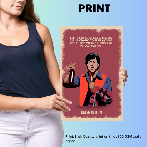 Om Shanti Om Movie Frame Poster Movie Quote Wall Art Decor Photo Frames Poster Canvas For Bedroom Living Room Decoration Home Office wall Poster Gift, bollywood movies poster, bollywood movies poster hd, bollywood movies poster images, bollywood movies poster 2025, bollywood movies poster hd wallpaper, bollywood movies poster 2024, bollywood movies poster design, bollywood movies poster 4k, bollywood movie poster, bollywood movie poster, bollywood movie posters for wall, bollywood movie poster design