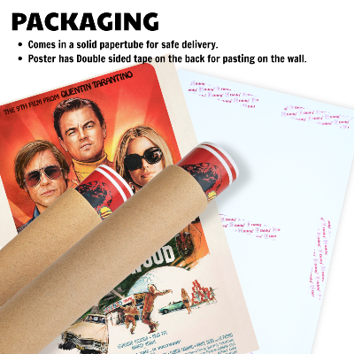 Once Upon A Time In Hollywood Movie Poster Frame Western Comedy Film Art work Framed Posters Movies Artwork Canvas Painting Photo Frames For Wall Decor Living Room Bedroom  Study Room Restraunt Cafe Office & Home Decoration, once upon a time in hollywood poster, once upon a time in hollywood poster 4k, once upon a time in hollywood poster art, once upon a time in hollywood poster artist, once upon a time in hollywood poster framed,  once upon a time in hollywood poster original