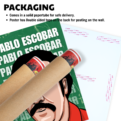 Pablo Escobar Poster Frame Pablo Escobar Movie Artwork Framed Posters Film Canvas Painting Photo Frames for Wall Decor Living Room Bedroom  Study Room Restraunt Cafe Office & Home Decoration