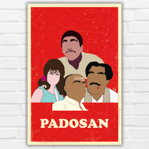 Padosan Movie Poster Frame Classic Movies Artwork Framed Posters Bollywood Canvas Painting Photo Frames for Wall Decor Bedroom Living Room Decoration Home Office walls Restraunt Cafe, padosan poster, padosan movie poster, padosan film poster, padosan photo, padosan movie photos, padosan movie pic, bollywood movies poster, bollywood movies poster hd, bollywood movies poster images, bollywood movies poster 2025, bollywood movies poster hd wallpaper, bollywood movies poster 2024, bollywood movies poster design