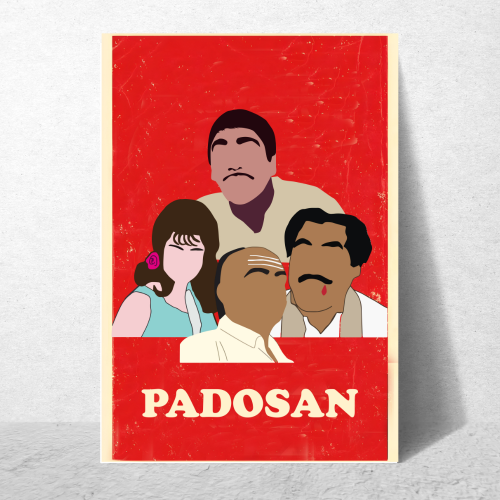 Padosan Movie Poster Frame Classic Movies Artwork Framed Posters Bollywood Canvas Painting Photo Frames for Wall Decor Bedroom Living Room Decoration Home Office walls Restraunt Cafe, padosan poster, padosan movie poster, padosan film poster, padosan photo, padosan movie photos, padosan movie pic, bollywood movies poster, bollywood movies poster hd, bollywood movies poster images, bollywood movies poster 2025, bollywood movies poster hd wallpaper, bollywood movies poster 2024, bollywood movies poster design