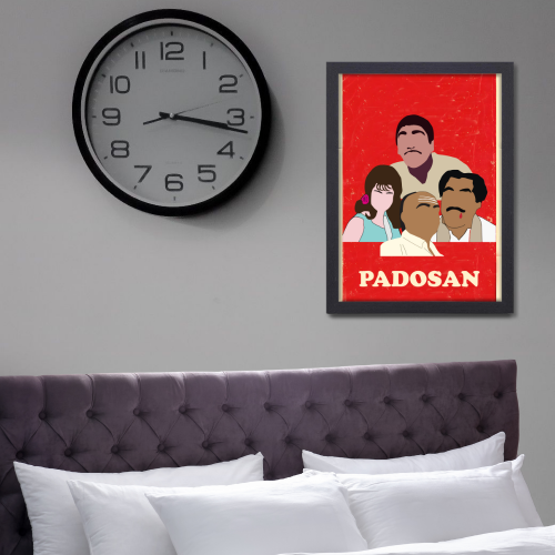 Padosan Movie Poster Frame Classic Movies Artwork Framed Posters Bollywood Canvas Painting Photo Frames for Wall Decor Bedroom Living Room Decoration Home Office walls Restraunt Cafe, padosan poster, padosan movie poster, padosan film poster, padosan photo, padosan movie photos, padosan movie pic, bollywood movies poster, bollywood movies poster hd, bollywood movies poster images, bollywood movies poster 2025, bollywood movies poster hd wallpaper, bollywood movies poster 2024, bollywood movies poster design