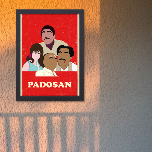 Padosan Movie Poster Frame Classic Movies Artwork Framed Posters Bollywood Canvas Painting Photo Frames for Wall Decor Bedroom Living Room Decoration Home Office walls Restraunt Cafe, padosan poster, padosan movie poster, padosan film poster, padosan photo, padosan movie photos, padosan movie pic, bollywood movies poster, bollywood movies poster hd, bollywood movies poster images, bollywood movies poster 2025, bollywood movies poster hd wallpaper, bollywood movies poster 2024, bollywood movies poster design